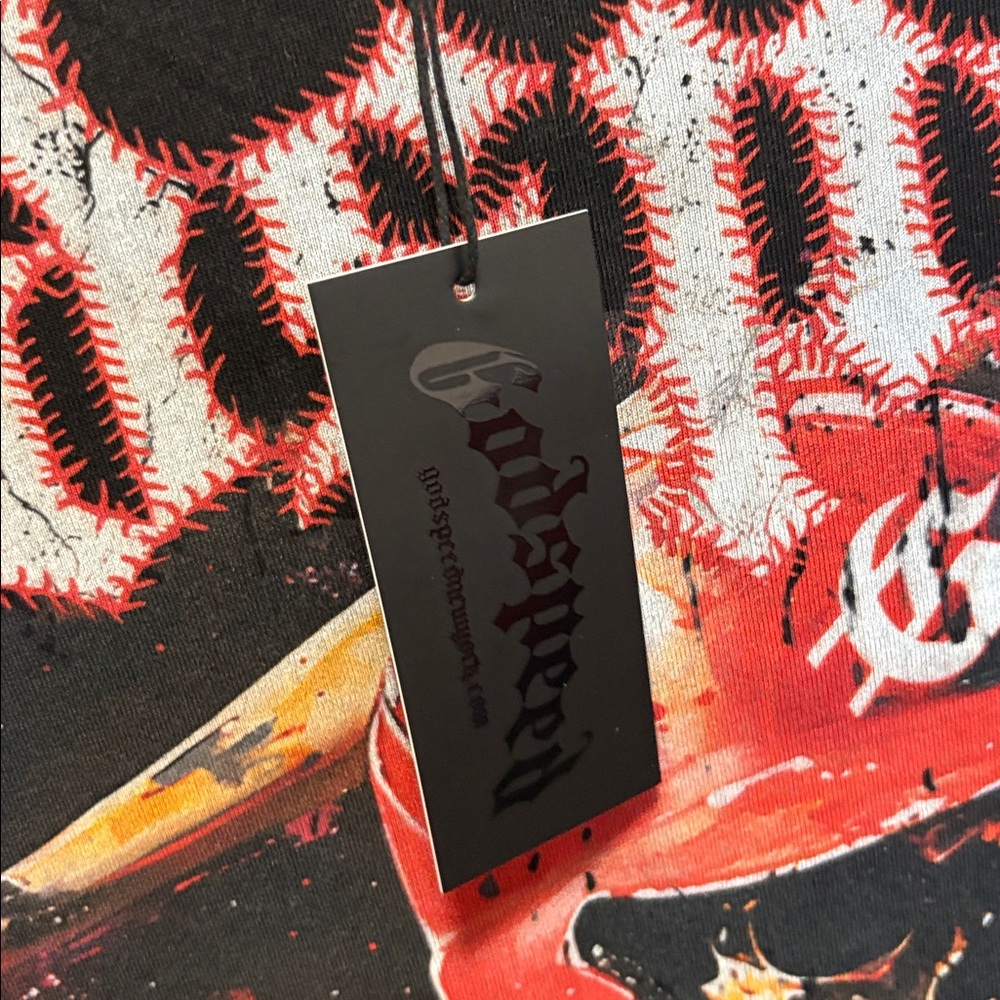 ❌SOLD❌ NWT [Godspeed] Baseball Skelton Grand Slam Graphic Long-Sleeve Men’s XS - Picture 10 of 12